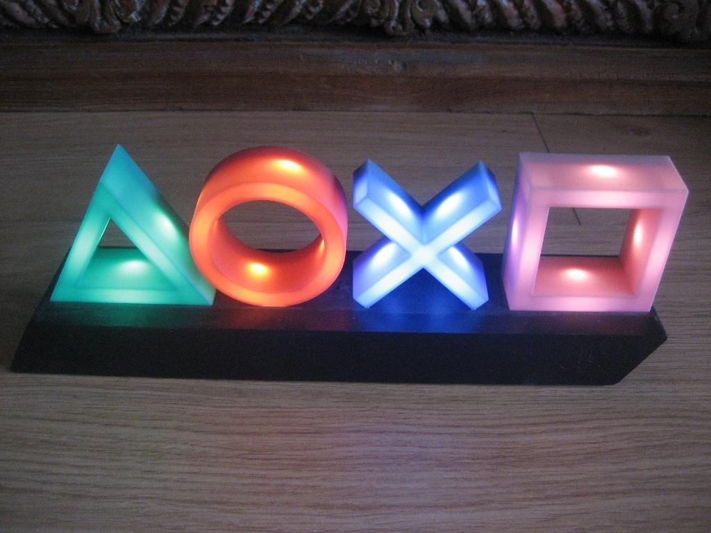 PlayStation logo lamp, Gebruikt, Overige kleuren, Phat, Ophalen of Verzenden