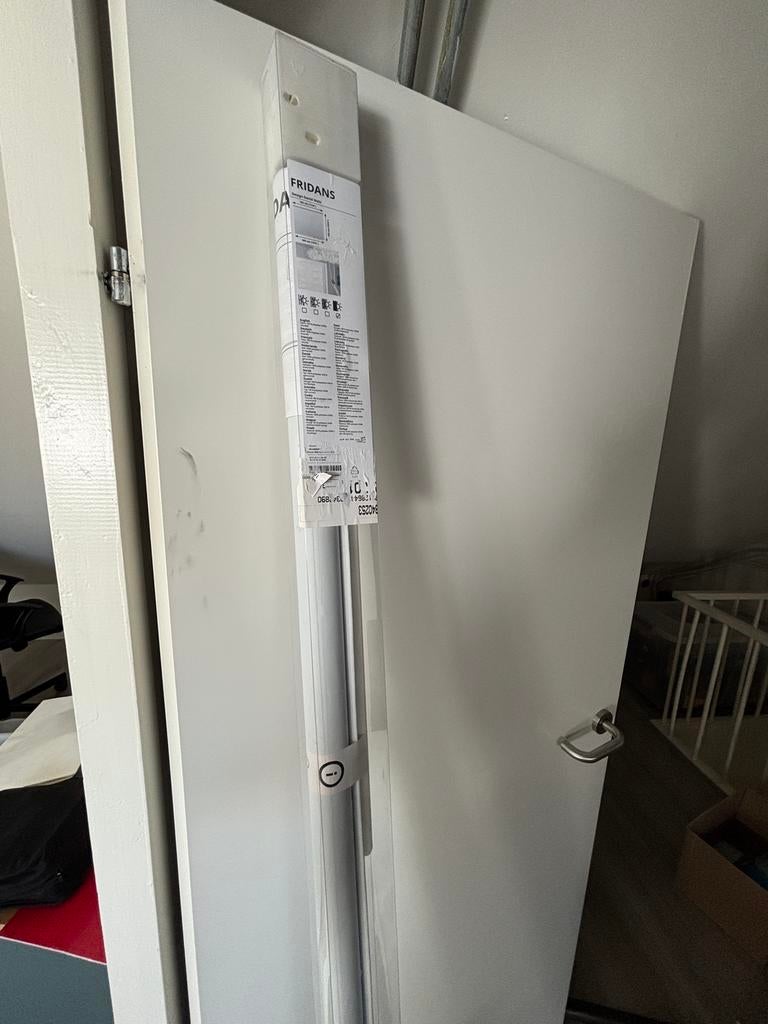 IKEA FRIDANS rolgordijn 180x195 cm, Huis en Inrichting, Stoffering | Gordijnen en Lamellen, Ophalen, Nieuw, Wit, 150 tot 200 cm