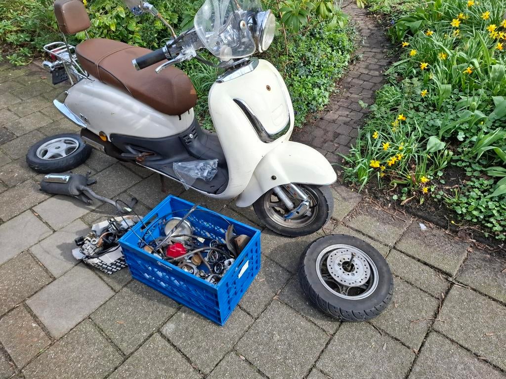 VOM Riva Grand retro snorscooter (blauw kenteken), Ophalen, Gebruikt, Benzine, Overige modellen