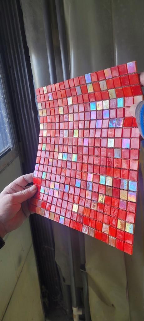 Italiaanse mozaïektegels, ca. 2m2, Doe-het-zelf en Verbouw, Tegels, Ophalen, Keramiek, Nieuw, Minder dan 20 cm