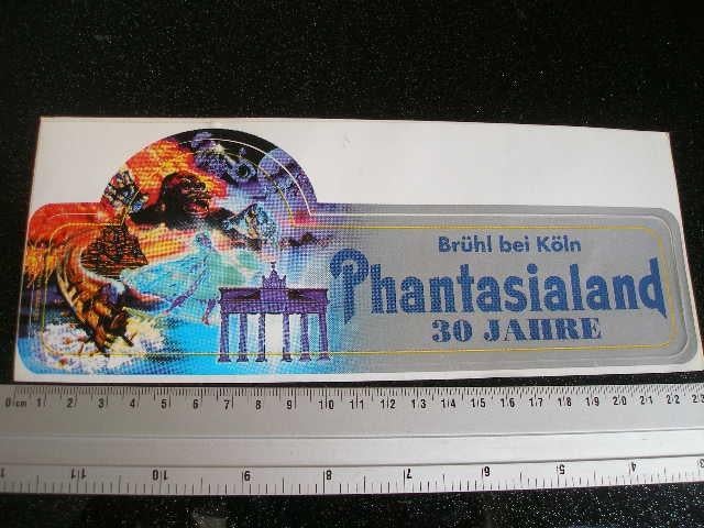sticker phantasialand 30 jahre, Verzenden, Zo goed als nieuw, Bedrijf of Vereniging