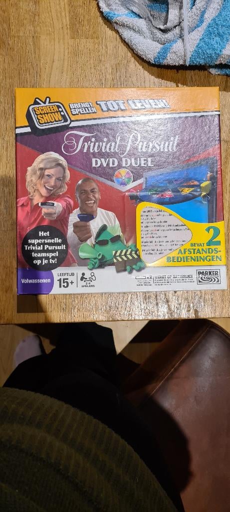 Trivial pursuit dvd duel parker. Trivia spel dvd spel, Hobby en Vrije tijd, Gezelschapsspellen | Bordspellen, Ophalen, Zo goed als nieuw