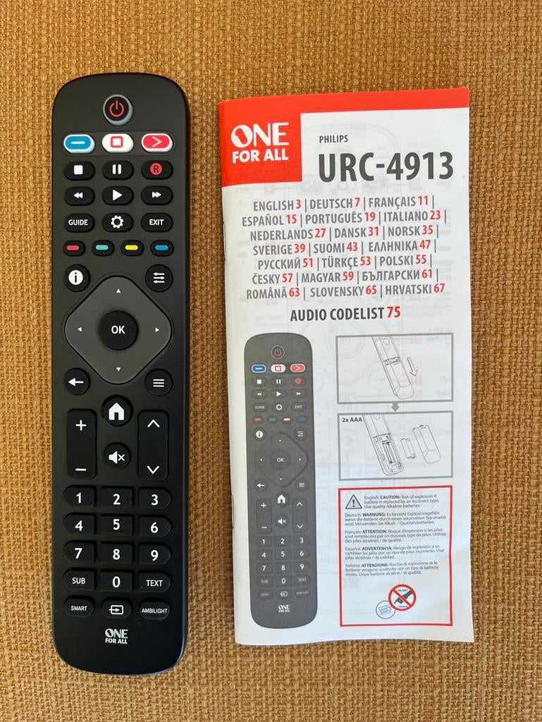 Universele afstandsbediening, Ophalen of Verzenden, Zo goed als nieuw, Universeel