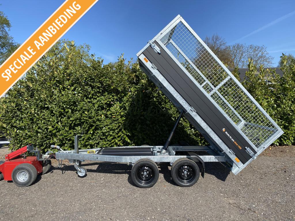 NIEUW Saris Elektrische kipper Black-Edition + Loofrekken