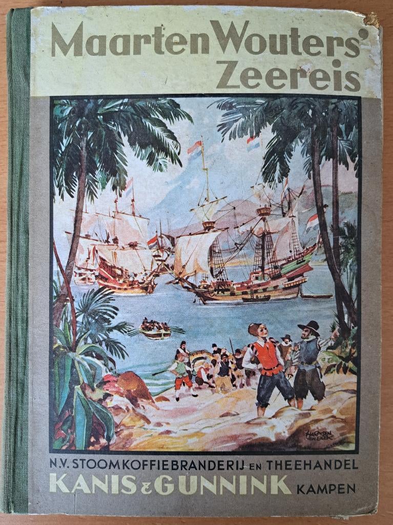 MAARTEN WOUTERS ZEEREIS - Kanis & Gunnink Kampen - 1938, Eén stripboek, Ophalen of Verzenden, Gelezen