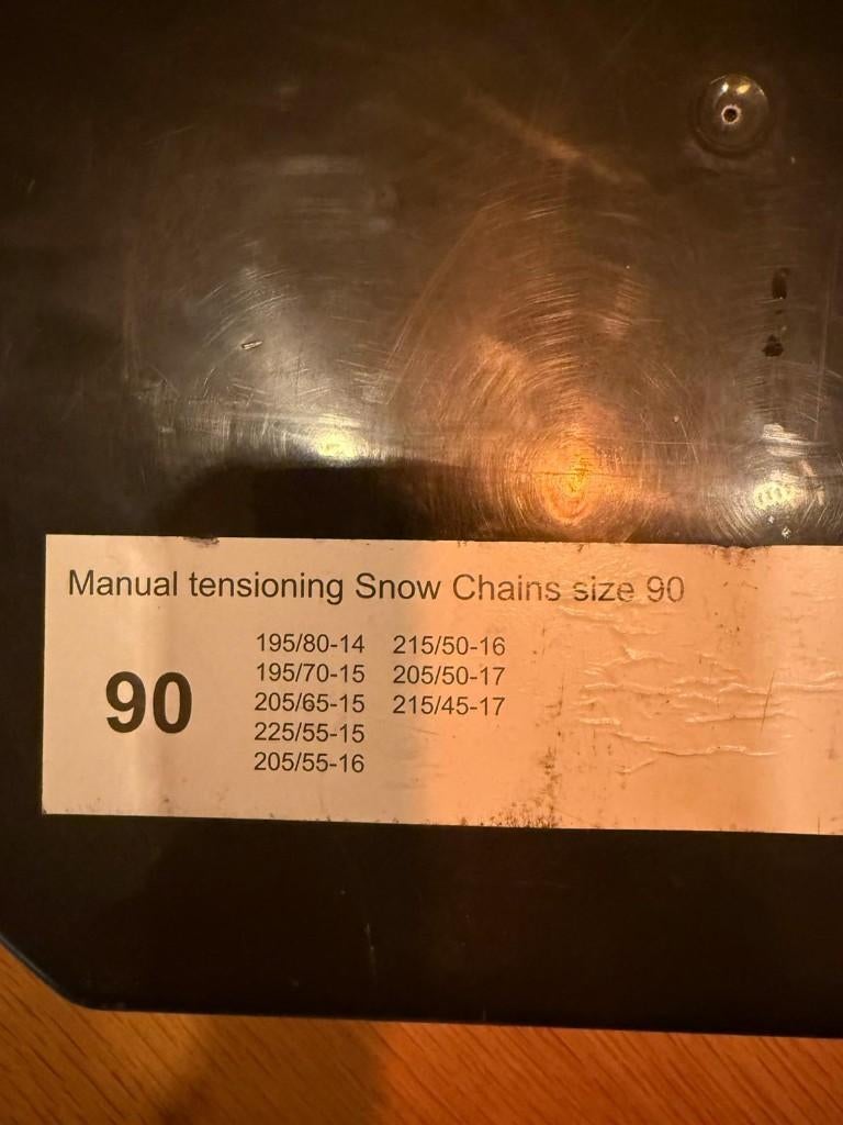 Sneeuwkettingen size 90, Auto diversen, Sneeuwkettingen, Ophalen, Nieuw