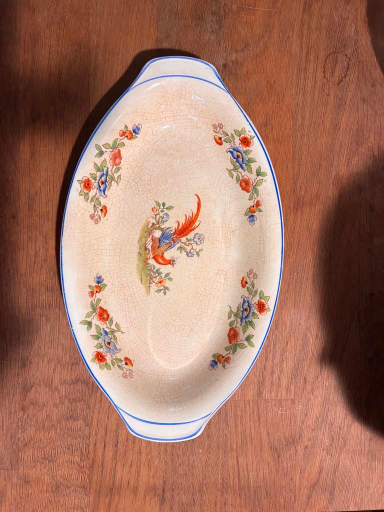 Vintage Royal Venton Ovale Diepe Serveerschaaltje, 1930-1936, Ophalen of Verzenden