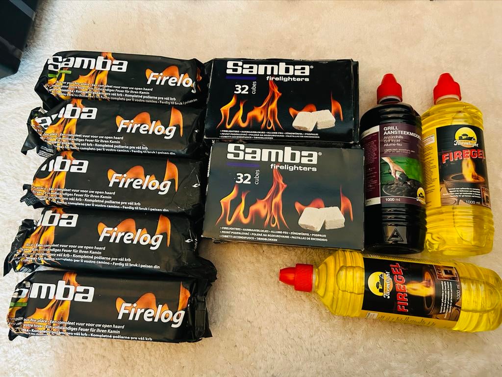 Houtskool, briketten en aanmaakblokjes, Ophalen of Verzenden, Gebruikt, Met accessoires