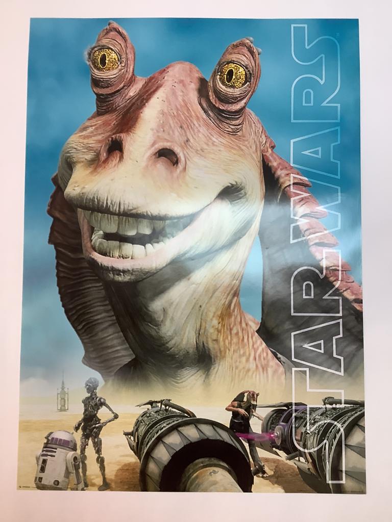 STAR WARS   FILMPOSTER    64-90 cm, Ophalen of Verzenden, Zo goed als nieuw