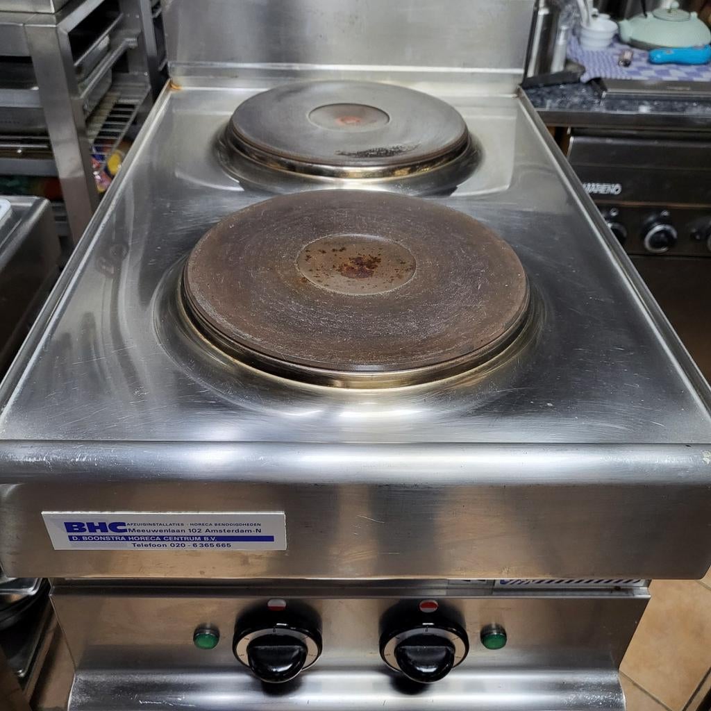 elektrische kookplaat 2 pits (Horeca kwaliteit), Witgoed en Apparatuur, Kookplaten, Zo goed als nieuw, Vrijstaand, Elektrisch