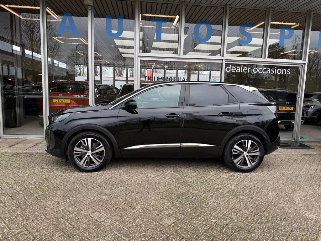 Peugeot 3008 1.6 HYbrid PHEV Allure Pack Business 225PK / NA, Gebruikt, Zwart, Lichtsensor, Leder en Stof