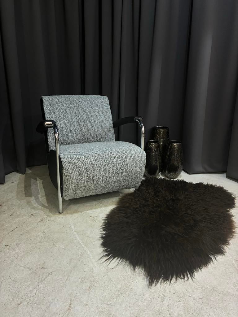 Leolux Scylla fauteuil - Nieuw Stof -, Ophalen, Leolux, ., Zo goed als nieuw