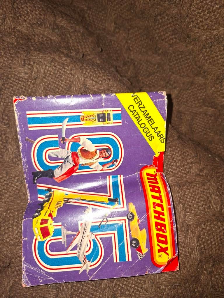 Matchbox boekje 1975, Ophalen of Verzenden, Gebruikt