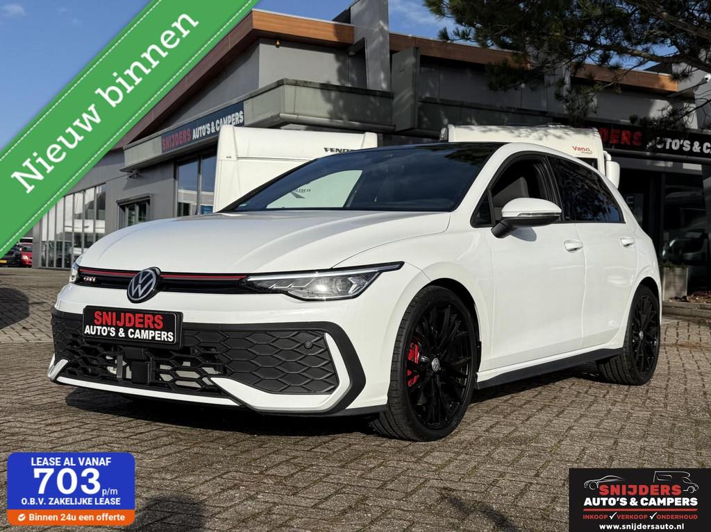 Volkswagen Golf 2.0 TSI GTI 8.5 panodak 12-2024 maar 4325 km, Gebruikt, 4 cilinders, Wit, 14 km/l