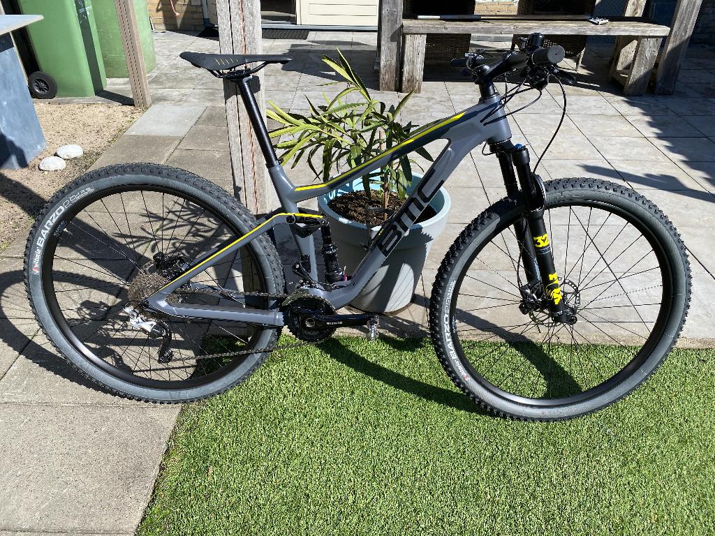 Mountainbike BMC Agonist 02 grey 29” full suspension carbon, Fietsen en Brommers, Gebruikt, Ophalen, Overige merken, Minder dan 45 cm