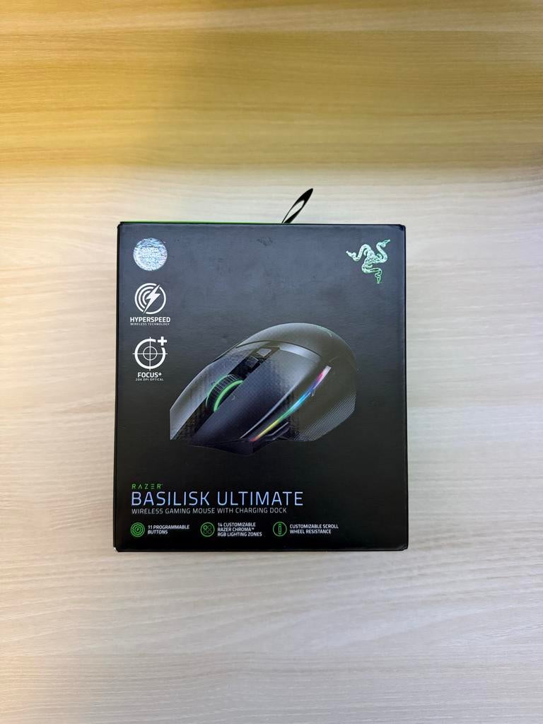 Razer Basilisk Ultimate draadloze gaming muis, Ophalen, Rechtshandig, Muis, Gaming muis