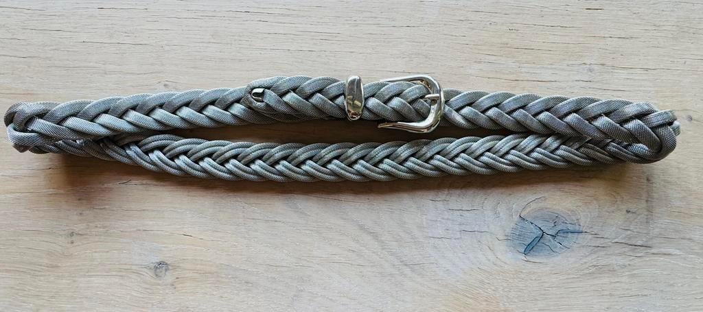 Nanni Milano - metaal gevlochten riem, Kleding | Heren, Riemen en Ceinturen, Ophalen, Zo goed als nieuw, Bruin, Minder dan 95 cm