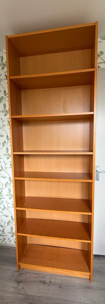 Billy boekenkast beuken zonder opzetstuk, Ophalen, Met plank(en), Gebruikt, 200 cm of meer