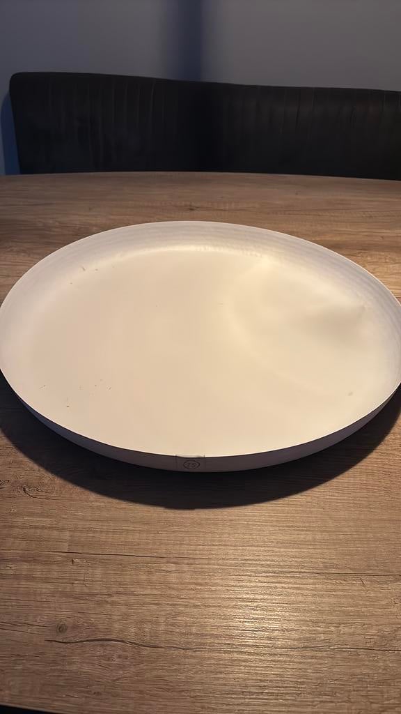 Grote decoratieschaal van Zusss 50 cm, Ophalen, Rond, Metaal