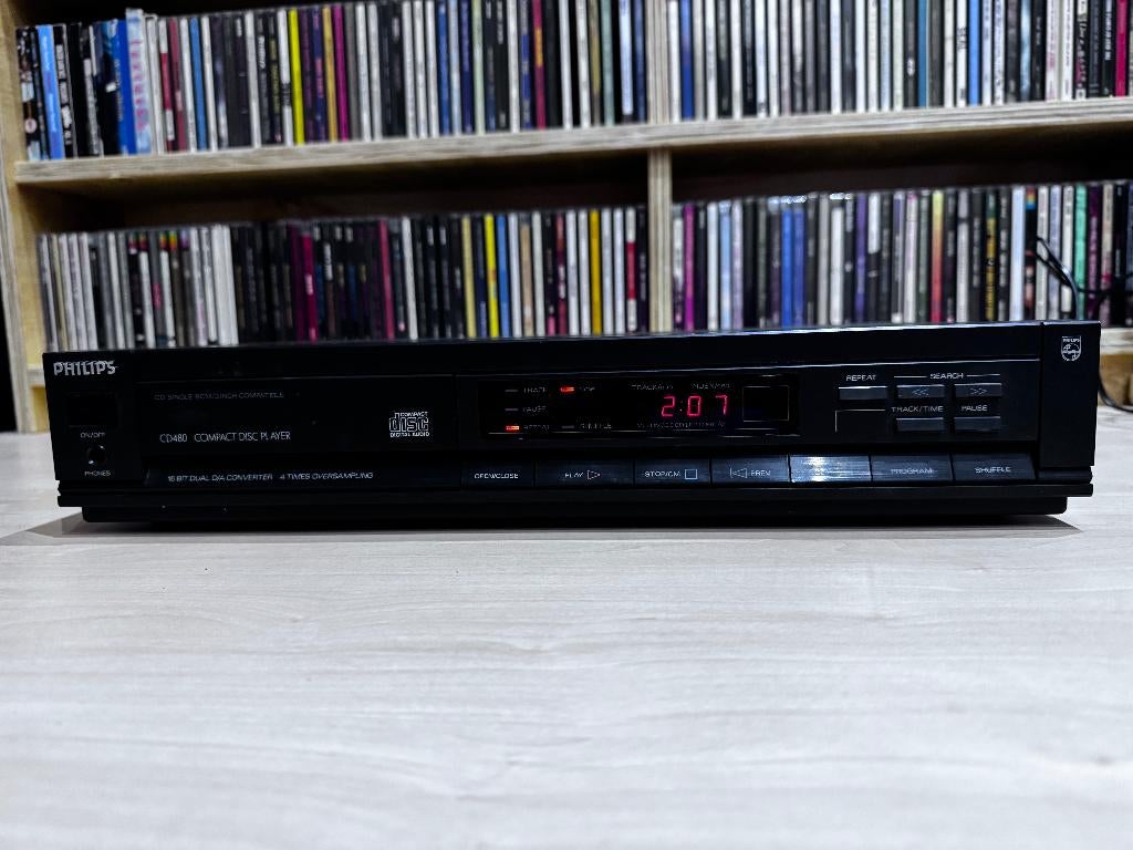 ✅ Philips CD480 - Compact Disc Player, Audio, Tv en Foto, Cd-spelers, Ophalen of Verzenden, Refurbished, Philips