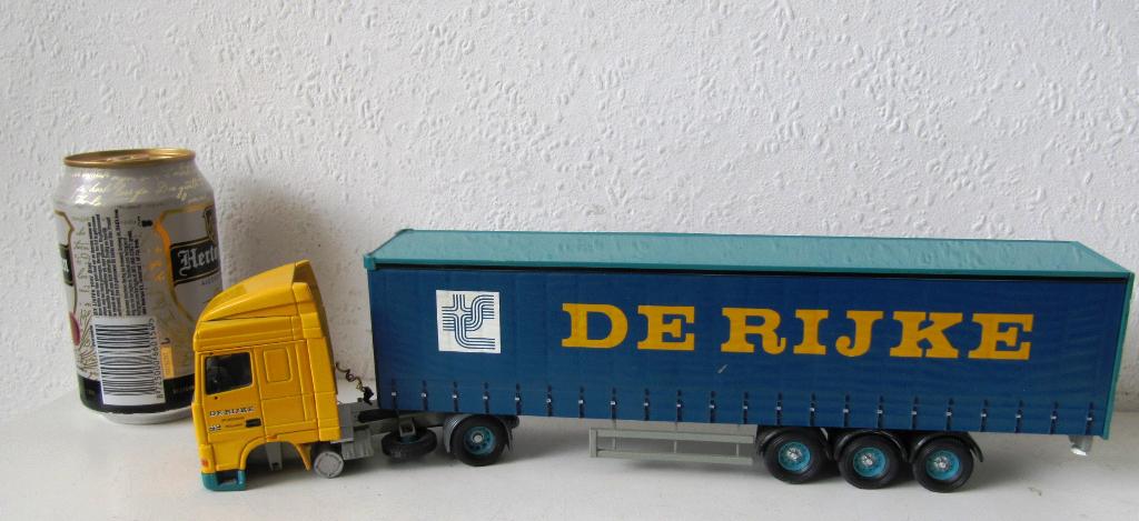 Corgi DAF 95XF Truck zeiloplegger De Rijke 1:50, Ophalen of Verzenden, Nieuw, Bus of Vrachtwagen, Corgi