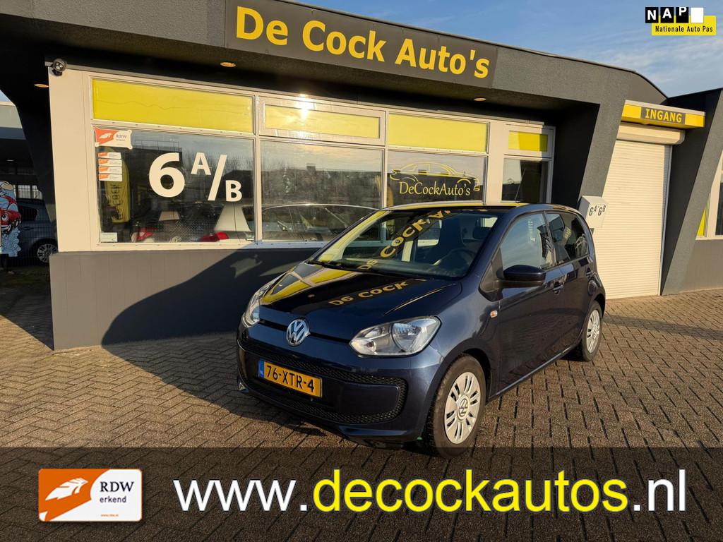 Volkswagen Up! 1.0 move up! AIRCO / 5DEURS / APK 09-2026, Voorwielaandrijving, Euro 5, Stof, Gebruikt