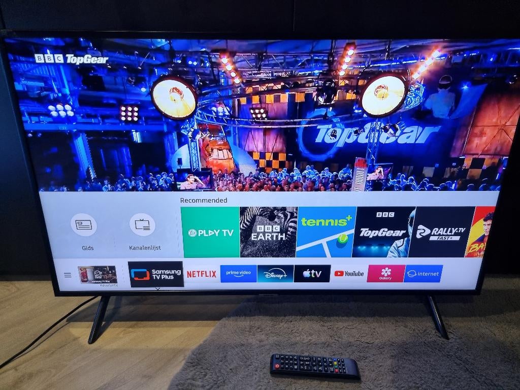 Samsung 43 inch smart tv televisie UE43NU7190S, Ophalen, 50 Hz, Zo goed als nieuw, Samsung