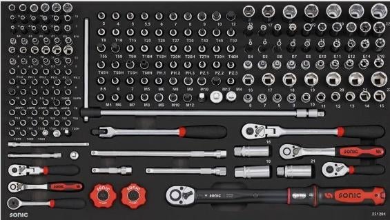 SONIC inlay / vulling voor gereedschapswagen NU GRATIS VERZE, Auto diversen, Autogereedschap, Nieuw, Ophalen of Verzenden