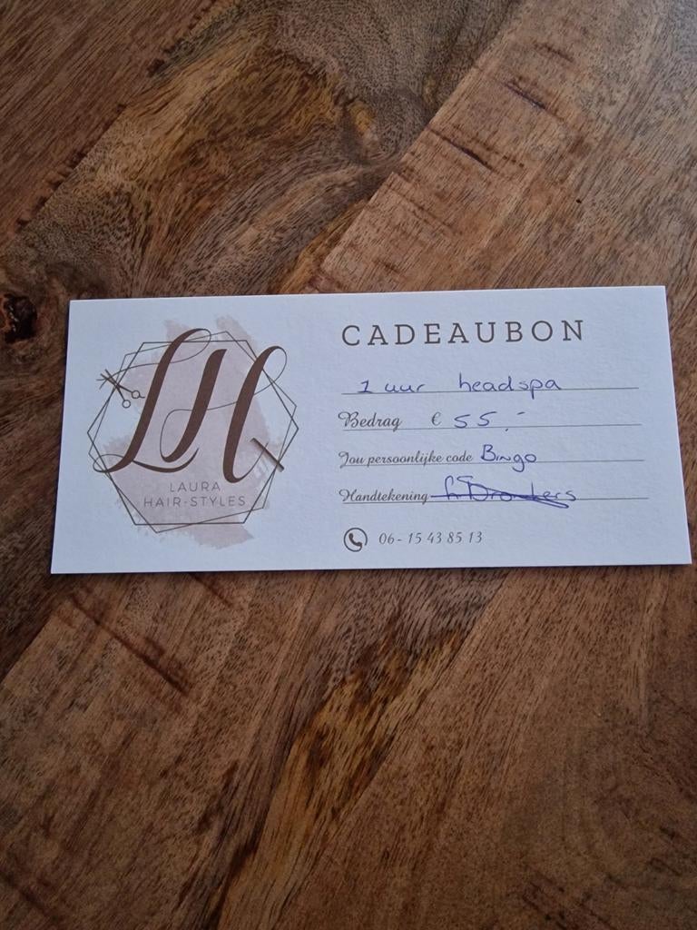 Headspa bon, Ophalen of Verzenden, Zo goed als nieuw, Zwart, Broek of Spijkerbroek