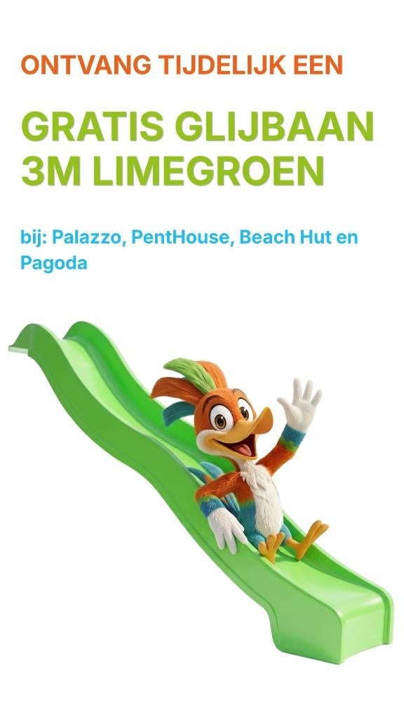 GRATIS GLIJBAAN | Veel speelmogelijkheden | Penthouse |, Zandbak, Welles Tuinhout, Mail@wellestuinhout.nl, Nieuw