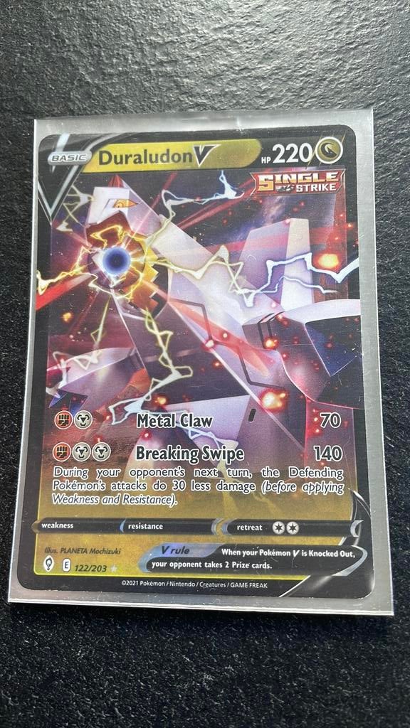 Duraludon V 122/203 Pokemon, Ophalen of Verzenden, Zo goed als nieuw