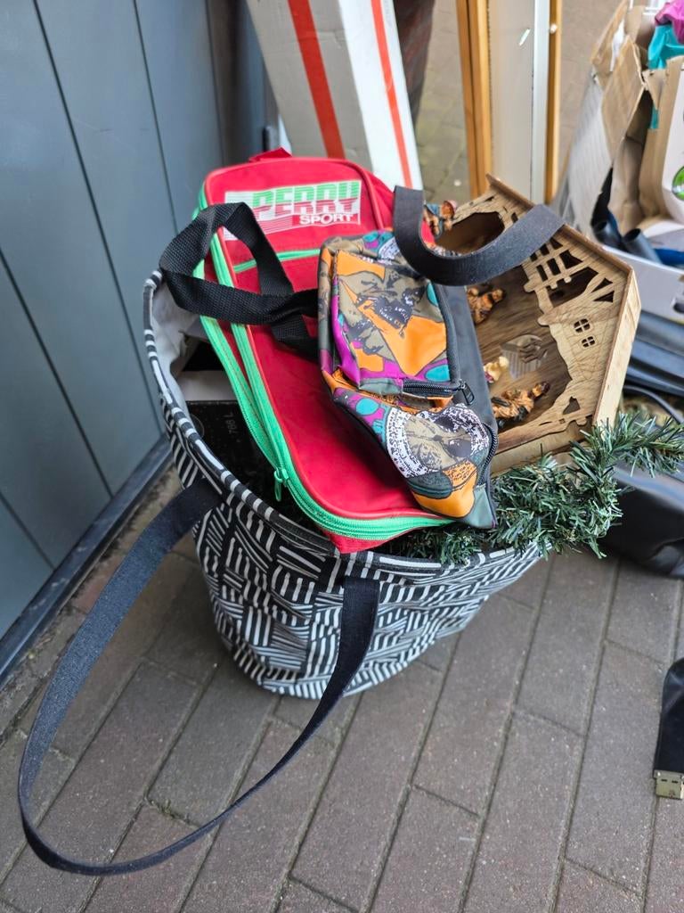 Speelgoed, kerst buideltasje, lampjes. Speelgoedzak gratis, Ophalen of Verzenden, Gebruikt