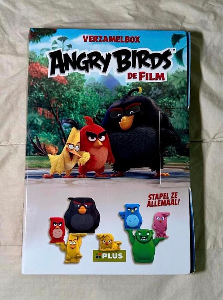 Angry Birds De Film Verzamelbox met 24 Stapelfiguren, Ophalen of Verzenden, Zo goed als nieuw, Jongen of Meisje