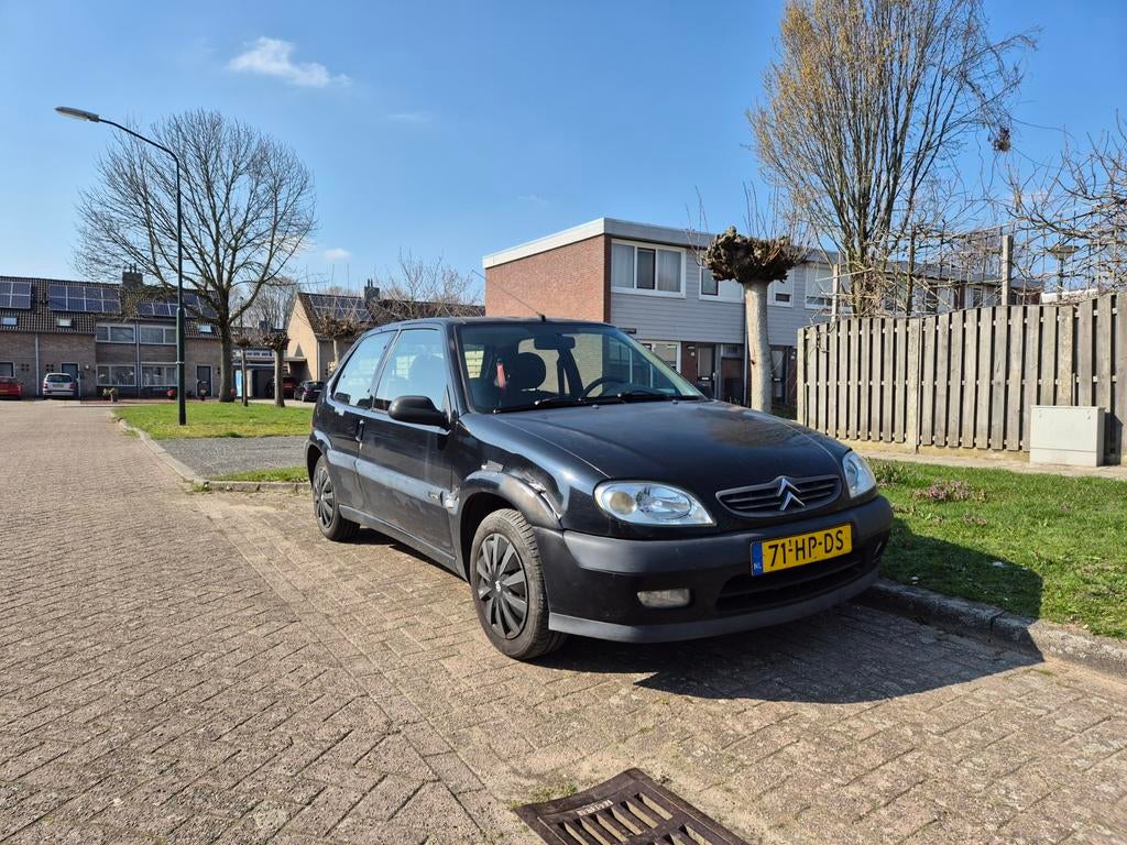 Citroën Saxo 1.4 I VTS 2001 Zwart, Auto's, Citroën, Voorwielaandrijving, 455 kg, 4 cilinders, Saxo