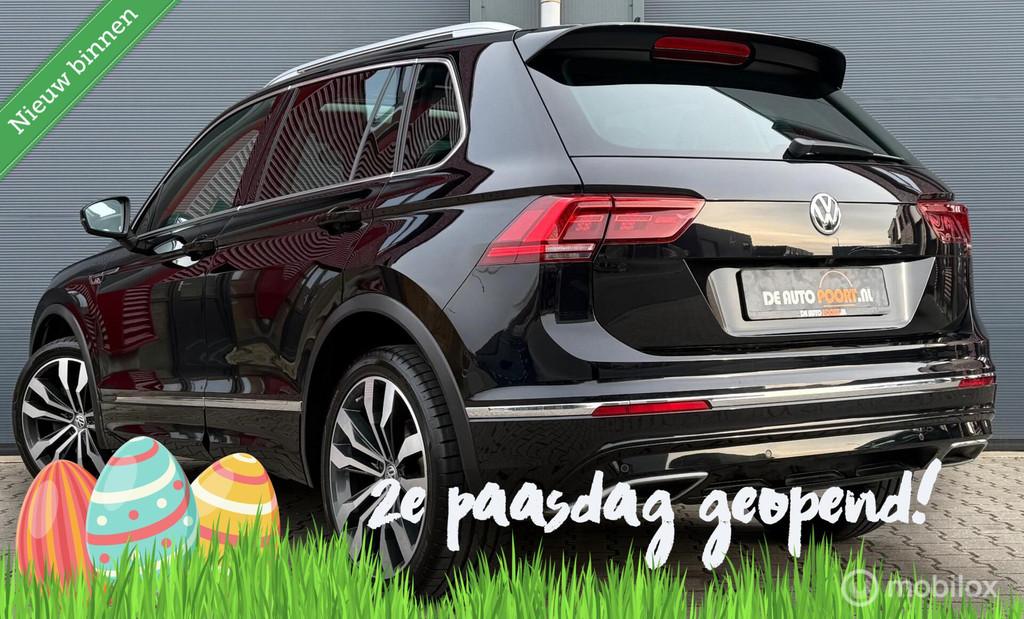 Volkswagen Tiguan 2.0 TSI 4M. 220PK Highline Pano.dak/Leder/, Gebruikt, Zwart, 2500 kg, Zwart