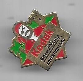 EURO DISNEY ADVERTURE KODAK KAPTEIN HOOK PIN, Ophalen of Verzenden, Nieuw, Overige onderwerpen, Speldje of Pin