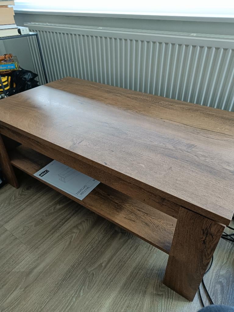 Salontafel Jysk, 100 tot 150 cm, Eikenhout, Zo goed als nieuw, Minder dan 50 cm