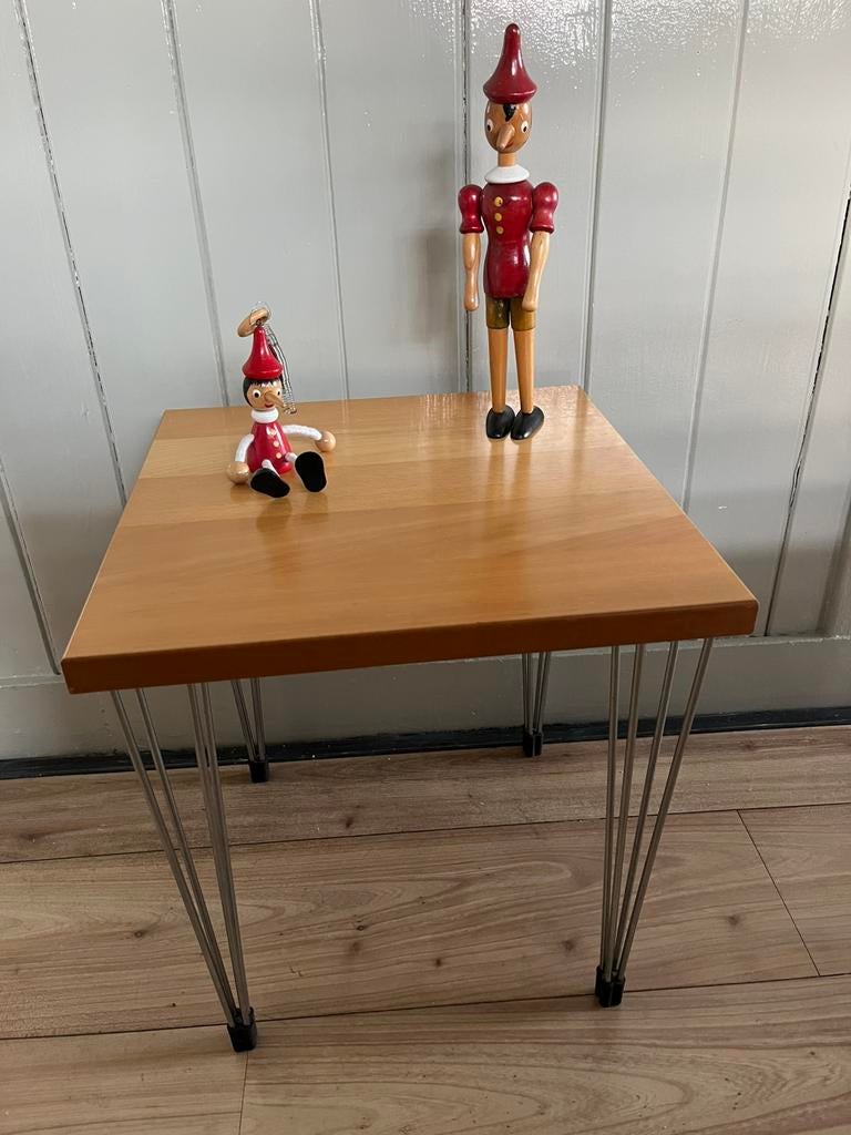 Pin Age bijzettafel, Minder dan 55 cm, Gebruikt, Vierkant, Ophalen