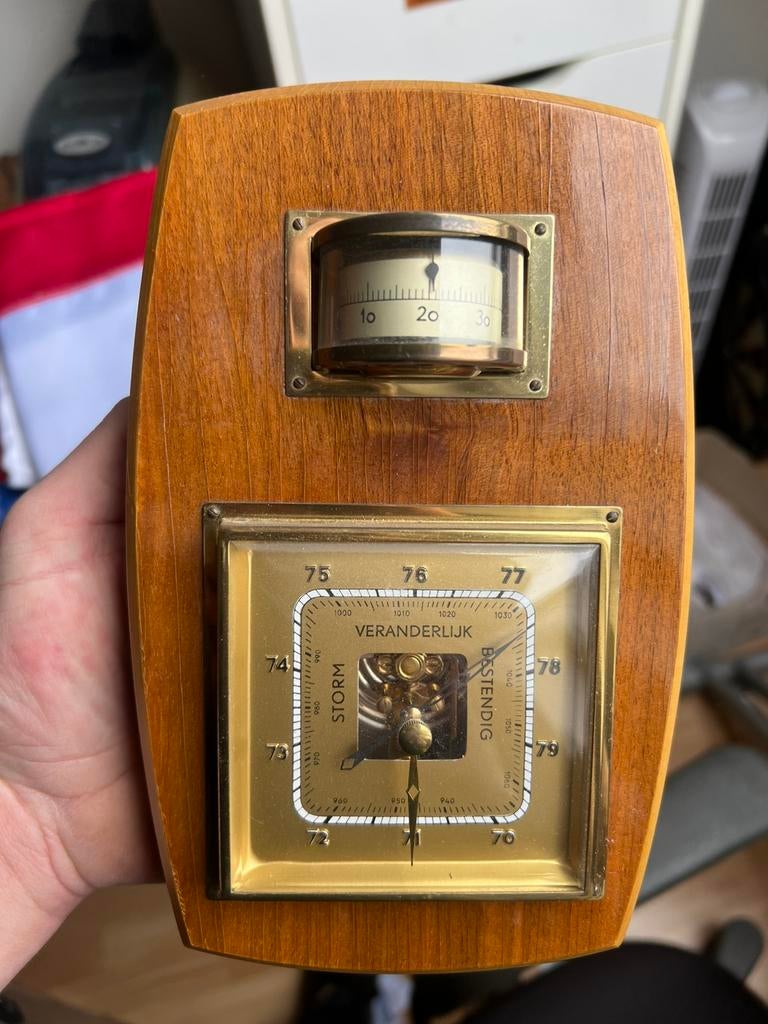 Vintage Barometer, Ophalen of Verzenden