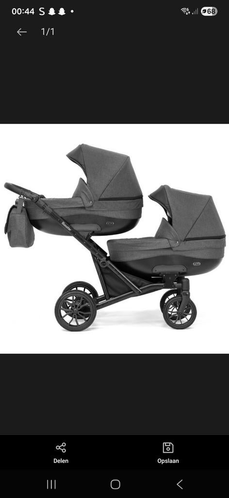 Tweeling kinderwagen - Compleet en Comfortabel, Gebruikt, Ophalen of Verzenden, Duowagen, Kinderwagen
