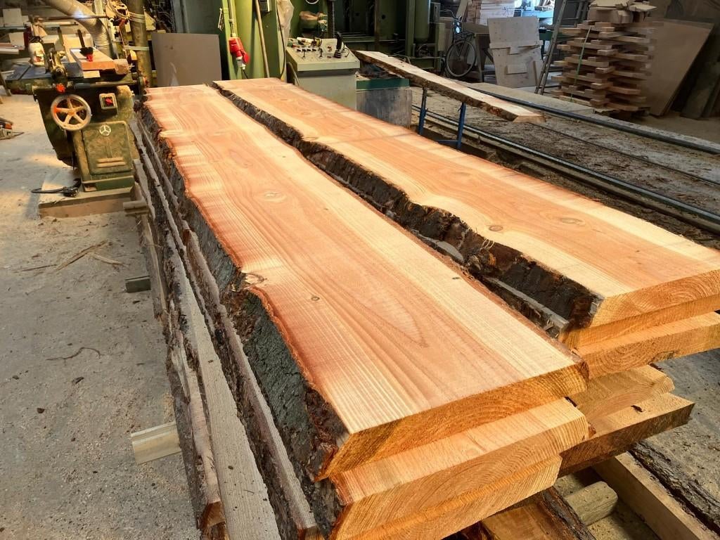 Douglas boomstamplaat, Ophalen, Nieuw