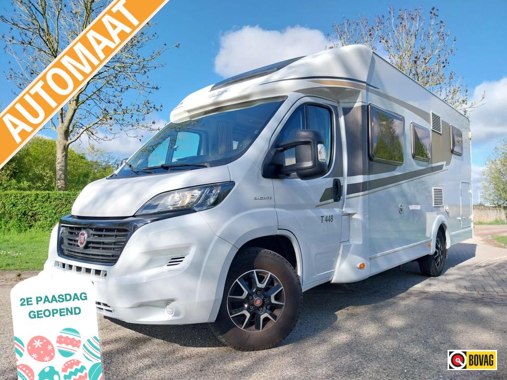 Frisse Carado T448 met enkele bedden, 3x solair en omvormer!, Ringverwarming, Bedrijf, Tot en met 3, Half-integraal