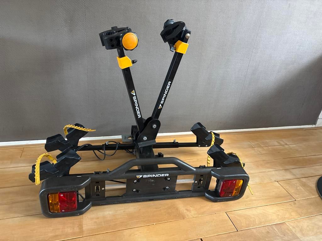 Spinder fietsendrager voor 2 fietsen, Ophalen, 2 fietsen, Gebruikt, Trekhaakdrager