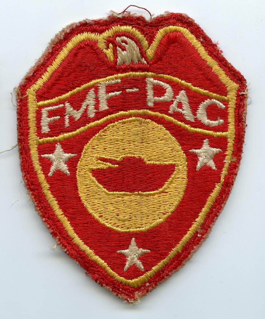 WO2 US USMC FMF Pacific Tractor Battalion Patch, Verzamelen, Militaria | Tweede Wereldoorlog, Ophalen of Verzenden, Landmacht