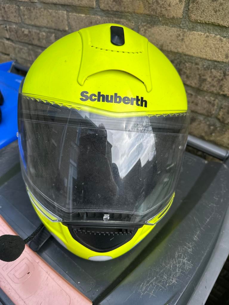 Schuberth C3 systeemhelm maat M met SRC Bluetooth, M, Systeemhelm, Heren, Tweedehands
