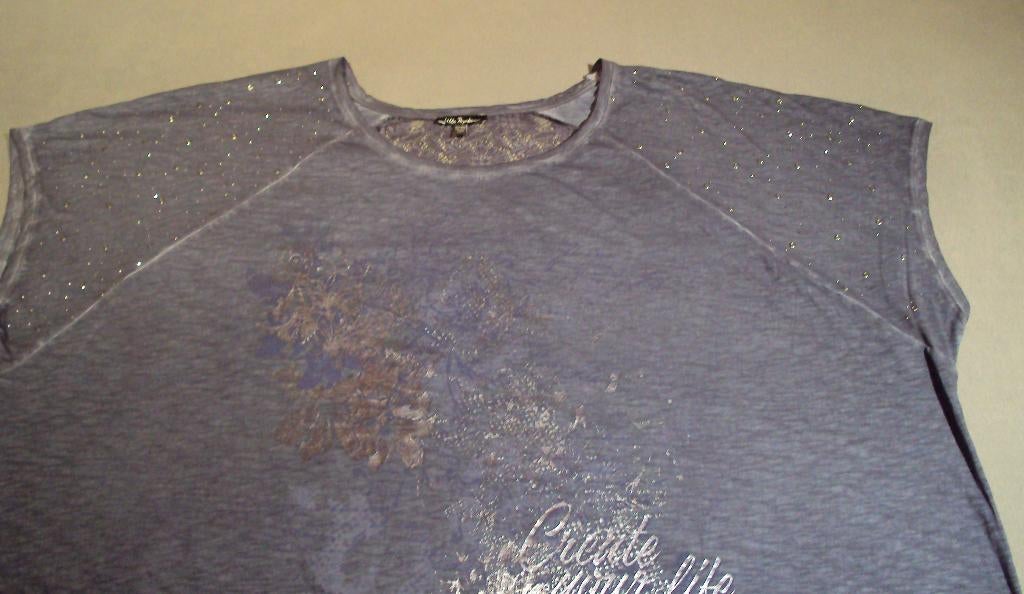 Ulla Popken dames shirt maat 62-64, Blauw, Ulla Popken, Gedragen, Shirt of Top