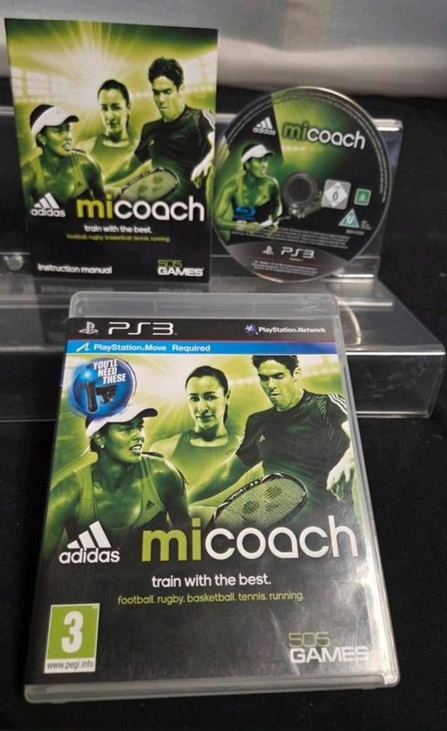 Adidas miCoach PS3 - Train met de beste (Zo goed als nieuw), Contact@adidas.com, 1 speler, Ophalen of Verzenden, Zo goed als nieuw