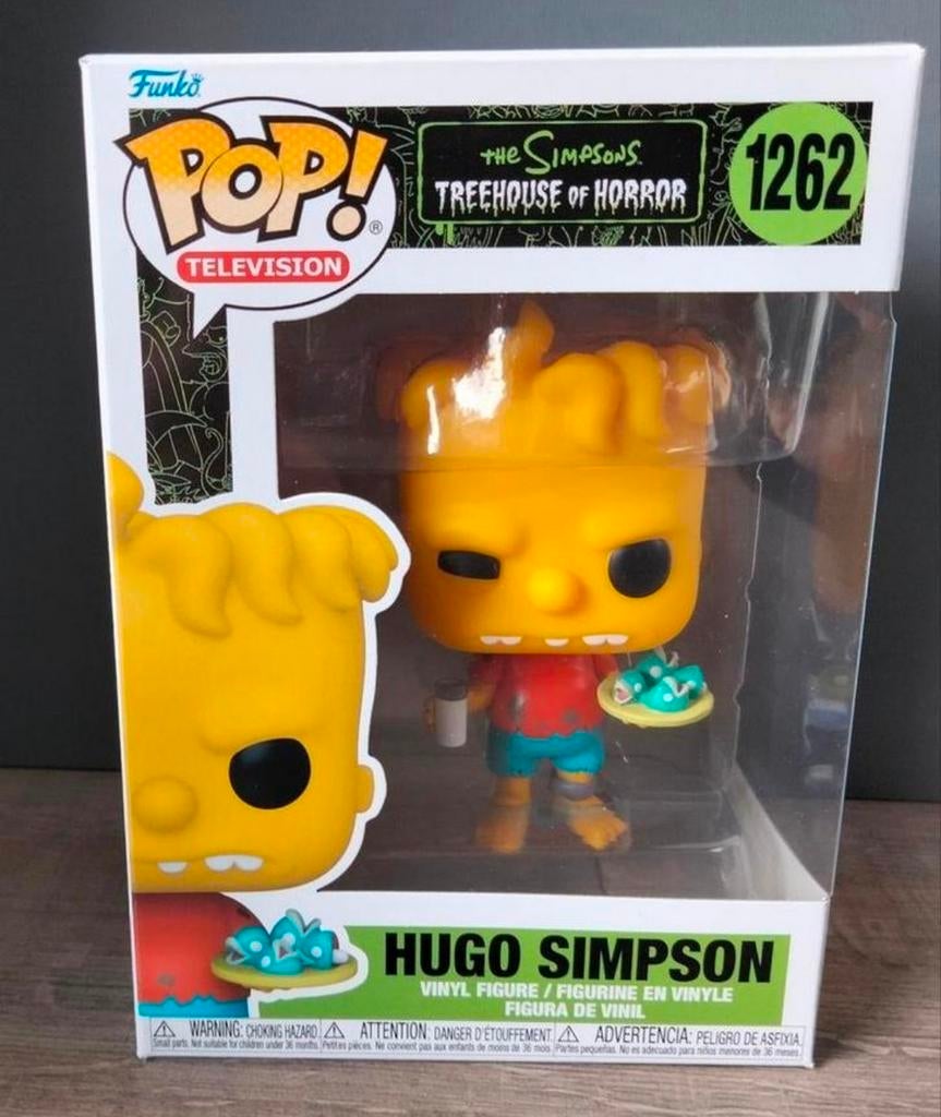 1262 Hugo Simpson The Simpsons Funko Pop, Verzamelen, Poppetjes en Figuurtjes, Ophalen of Verzenden, Zo goed als nieuw