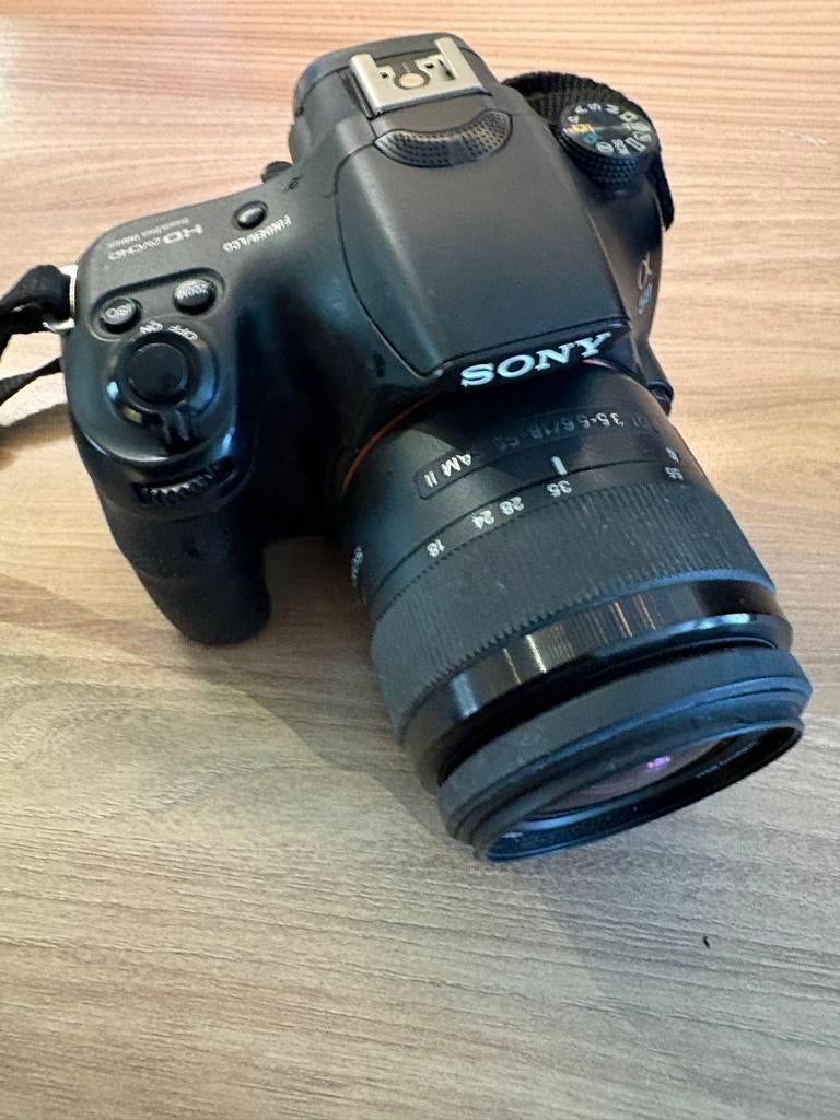 Sony A58 spiegelreflexcamera met 18-55mm lens, Ophalen, Gebruikt, Spiegelreflex, Sony
