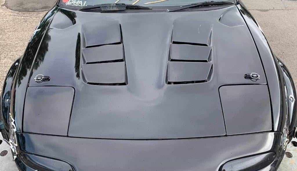 JapPower Vented motorkap FRP - Mazda Mx5 Mx-5 NA 89-97, Ophalen of Verzenden